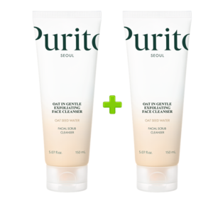 purito oat in gentle exfoliating face cleanser (150ml)