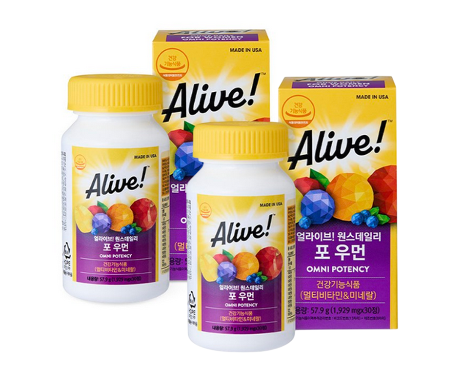 alive! once daily for women multivitamin (30 tablets x 2 bottle) alive! once daily for women multivitamin (30 tablets x 2 bottle)