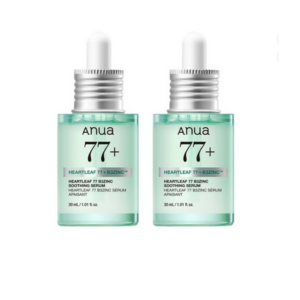 anua heartleaf 77+ b3 zinc trouble serum (30ml × 2)