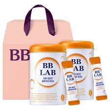 bb lab low molecular collagen glutathione white gift set (30 sticks × 2 boxes)