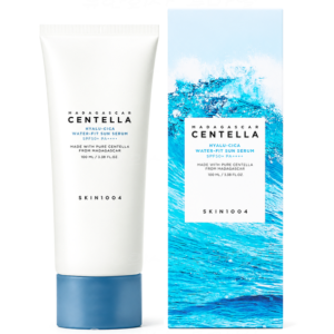 skin1004 madagascar centella hyalu cica water fit sun serum spf50+ pa++++ (100ml)