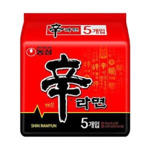 ramyun original spicy instant noodles (120g × 5 packs)